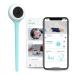 Lollipop Baby Monitor (Turquoise) - with Contactless Breathing Monitoring (No Extra Sensor Required Subscription Service) Sleep Tracking and True Crying Detection Smart AI WiFi Baby Camera