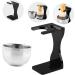 Frcolor 3-Piece Stainless Steel Shaving Set - Bowl Brush Razor - Colorful Shaving Rack & Tool Holder - Perfect for Smooth Shaving Experience | International Shipping Available - Buy Online on GoSupps.com