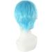MapofBeauty 12 Express Individuality Role Playing Cosplay Short Wig - Light Blue - Buy Online on GoSupps.com