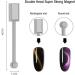 Benkeg Set of Nail Magnetism Tools 6 Pieces Set of Nail Magnetism Tools with Double Head Flower Design Nail Pens Strong Magnet Cats Eye Effect - Buy Online on GoSupps.com