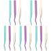 Frcolor 15-part beauty tweezers-tweezers for at home especially clips for and salon wrong pliers kitchen tools-tweezers art-boot art brow tools top work eyelash tweezers mediumx5pcs such as shown
