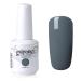 Vishine Soak-off Gel Polish Lacquer Nail Art UV LED Manicure Varnish 15ml Grey(177) #177