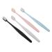Iwowhero 4 pieces of soft toothbrush travel tooth bristle portable toothbrushes made of silk toothbrush for sensitive gums hand toothbrush so softly absorption toddler charcoal