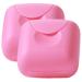 Solustre 4 pieces storage SBOX for menstruation cup cup butel beverage owner made of cement mixer foldable cup holder cup case care pink wallet plastic