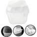 HOLIDYOYO Box Box Lunchbox Bento Container Lunch Boxes Lunch Holder White Compartment Box Pp Double Layer 15.8X15.8X14.3CM 10TUI4923B White 15.8X15.8X14.3CM - Buy Online on GoSupps.com