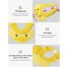 Adjustable Silicone Kid Shampoo Cap for Baby Shower - Yellow - Buy Online on GoSupps.com