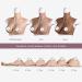 Cyomi Realistic Silicone Breast Prosthesis - Artificial Breasts for Crossdressers Transgender Mastectomy & Cosplay - B-G Cup Ivory White - Buy Online on GoSupps.com
