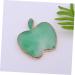 9x8.6cm Green Resin Nail Art Mixing Palette - Manicure Cosmetic Pigment & Polish Makeup Display Plate - Buy Online on GoSupps.com