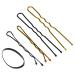 300-Piece Hair Clips & Bands Set | 100 Hair Bands & 200 U-Shaped Hairpins | Gold & Black Storage Box for Girls/Women - International Shipping Available! - Buy Online on GoSupps.com