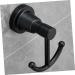 HOOTNEE Stainless Steel Coat Hook Hooks for Hanging Hook for Wall Coat Hooks Modern Wall Hooks Towel Hooks for Bathrooms Kitchen Hook Bathroom Hooks for Towels Robe Hooks Clothing Hooks 10X8.5CM Black - Buy Online on GoSupps.com