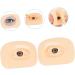 FOMIYES 4 sets Blank Make Up Training Eye Eyeshadow Thick Board of Professional Fake Makeup Silicone Skin 6.9x5.2cmx4pcs Assorted Colorx4pcs - Buy Online on GoSupps.com