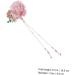 FRCOLOR Pearl Hair Clips peony silk flower hair wedding hair clips tassel hair Japanese Kimono Hair Pin rhinestone fringe Bridal Hair Clips polyester crystal bridesmaid Pearl Tassel - Buy Online on GoSupps.com
