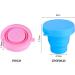 Guissi Collapsible Cup - Silicone Reusable Folding Mug with Lids for Camping & Travel - Buy Online on GoSupps.com