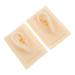 ULTECHNOVO 1 Pair Ear Model Specialty Tools Human Body Model Silicone Tool Science Teaching Tools Ear Flexible Model Ear Anatomy Model Ear Models Ear Presentation Model Ear Model for Teaching