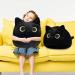 OUKEYI 50cm Black Cat Plush Toy Black Cat Pillow Fat Cat Kawaii Pillow Stuff Plushies Lumbar Back Cushion Decoration for Kids Home Decor Gift Boys Girls Birthday Valentines Christmas - Buy Online on GoSupps.com