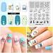 KADS Nail Art Stamping plate Nail Template Nail Art Design Tool Nail DIY Design Image Plate (ZO011) - Buy Online on GoSupps.com