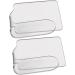 FRCOLOR Lot de 2 Palettes Acryliques Transparentes pour Nail Art Palettes Portables Carr es de Maquillage de Salon L g res et Faciles Nettoyer Outil Professionnel pour M langer Couleurs - Buy Online on GoSupps.com