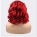 BGHJUE Long Natural Wigs for Women | Synthetic Side Parting Highlight Wig | High Temp Fiber Breathable Cap Red Curly Hair - Buy Online on GoSupps.com