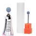 minkissy Nail Accessories Nail Tools Pink Tools Cuticle Nail Drill Bits Nail Set Tool Nail Drill Bits for Acrylic Nail Grinding Tool Nail Grinding Head Nail Polish Tool Grinding Stick Strip medium As Shown