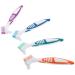 Healvian 4 piece toothbrush cleaning tools wrong teeth care prosthesis brush cleaning brush prosthesis cleaner denture dentures double head detergent double brush