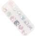 BOLORAMO Nail Stones Sparkling Flat Back 2 Boxes Nail Rhinestones Portable Light for Manicure - Buy Online on GoSupps.com