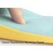 Memory Foam Sports Shoe Inserts - Arch Support Insoles for Women, Men, Kids - Yellow/Light Blue - Size M (Men's 6-9/Women 7-11) - Buy Online on GoSupps.com