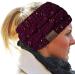 CRIVERS 3pc Womens Confetti Winter Cable Knit Headband Head Wrap Ear Warmer (Beige Black Wine Red)(Size:M) - Buy Online on GoSupps.com