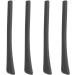 Buy perfk 4 Count Eyeglass Temple Tips | Durable Silicone Covers 69mm Lightweight & Comfortable - Black - Buy Online on GoSupps.com