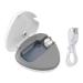 AUNMAS Travel Toothbrush Sanitizer Rechargeable Toothbrush Cleaner with USB Cable Portable Toothbrush Sterilizer Covers for Home and Outdoor Use (White)