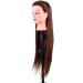 Cikonielf Hair Training Head - Synthetic Fiber for Web Design & Coloring Practice - Washable with Shampoo - Buy Online on GoSupps.com