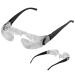 Dorccsi Magnifying Glasses Adjustable 4x Magnifying Eyewear Anti-glare Wearable Magnifier Glasses Great for Myopia Seniors Watching Tv for Low Vision Reading Fishing Reading Glasses Eyewear Wearable