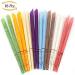 16 Pcs 100% Natural Beeswax Ear Candles - Fragrance Organic Plant Material - 8 Colors - Includes 8 Protective Disks - Buy Online on GoSupps.com