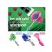 Steripod Kids Clip-On Toothbrush Protector - 2-Pack Purple & Green Glitter Pods - Buy Online on GoSupps.com