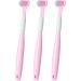 3-Piece V-Shaped Toothbrush Set for Kids with Autism - Soft Hair Gentle Gum Care - Perfect for Special Needs - Pink - Buy Online on GoSupps.com