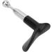Ververt Touch Spine Adjustment Tool - Stainless Steel Deep Tissue Massage Device | Portable T-Shape for Pain Relief | 8.7 Inches - Buy Online on GoSupps.com