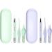 SSWERWEQ Ear wax removal tool Ear Picks Ear Wax Removal Tools With LED Light Ear Spoon Digger Tweezers Nose Cleaning Pick Nipper (Color : Purple) - Buy Online on GoSupps.com
