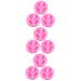 COHEALI 9 Pcs Baking Mold Silicone Tray Soap Silicone Molds Cupcake Candle Gems Silicone Mold Jelly Dessert 7X7X1CMx3pcs Pinkx3pcs