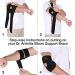 Doctor Developed Copper Lined Elbow Support Brace & Handbook - Guaranteed Relief for Elbow Injuries - Buy Online on GoSupps.com