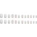 24pcs Square False Nails Short for Women Stick on Nails Silver Glitter Press on Nails French False Nails Removable Glue-on Nails Fake Nails Women Girls Nail Art Accessories 0220Y99 - Buy Online on GoSupps.com