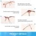 Shop Firmoo Blue Light Filter Reading Glasses 1.75x - UV Protection for Screens & Gaming - Stylish Pink Design for Men & Women - Buy Online on GoSupps.com