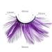 Dorisue Huge Dramatic Halloween Eyelashes - Purple Extra Long Cat Eye & Feather Style for Costumes - Buy Online on GoSupps.com