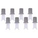 Mikinona 8 Piece Replaceable Heads for Electric Nose Hair Trimmer Practical Compact Design for Easy Use Painless Nose Hair Removal