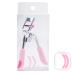 WYFCR Eyelash Curler No Pinching Eyelids Eyelash Curler Advanced Silicone Replacement Pads Eyelash Curler 4 Refill Pads Classical Metal Makeup Curling Tool Pink black