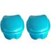 Exceart 2er box secure prosthesis cleaner adhesives for denture deture bath bag false toothholder prosthesis cup prosthesis case denture holder dedicated dentures care box