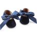 RVROVIC Baby Girl Moccasins Infant Princess Sparkly Premium Lightweight Soft Sole Prewalker Toddler Girls Shoes 0-6 Months Navy Blue