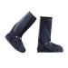 Trketk waterproof overshoes black boot covers Reusable rain over shoes with non -slip rain snow waterproof ankle cover men women women foot gaps for hiking outdoor