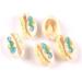 40 Pcs Leopard Earrings for Women Beach Spiral Craft Charms Beads for Bracelets Flower Earrings for 1.9x1.6x1cmx3pcs Colorfulx3pcs - Buy Online on GoSupps.com
