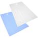 Ververt Touch Treatment Tablecloth - Breathable Oil-Resistant Beauty Salon Bed Linen | Waterproof Massage Cover with Face Hole | Perfect for Wellness Studios - White-Blue - Buy Online on GoSupps.com
