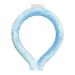 Collar Cooling Tube | Reusable Ice Gel Collar Tube for Heat Reduction Ice Tube Neck Heat Reduction Tube for Gym Concerts Home Bus School Offices Traveling Pochy Sea Salt Blue Below 18 Degrees