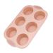 Zerodeko 2 Pcs Cake Mold Circle Stencils Silicone Baking Pan DIY Baking Tool Cookie Sweet Mould Chocolate Silicone Molds Hemispherical Silicone Cupcake Pan Candy Muffin Epoxy Silica Gel 30x20.5cmx2pcs